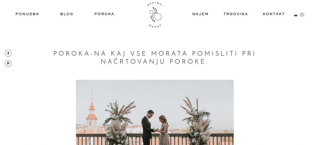 spletno trženje sanjski šopek