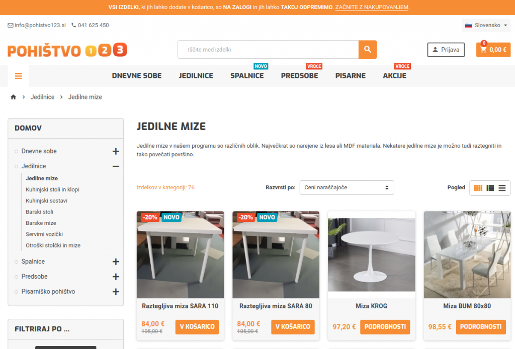 spletna trgovina pohistvo123